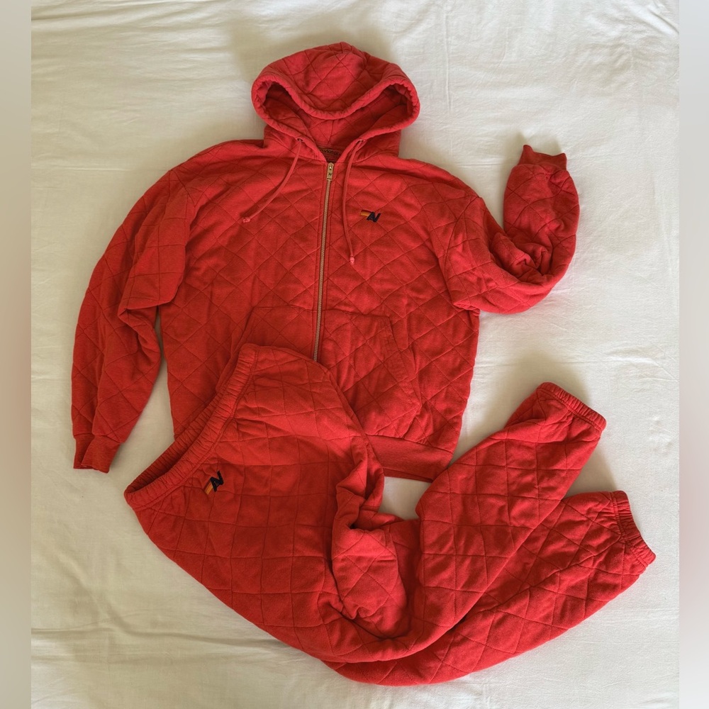 Aviator Nation Quilted Sweat Set